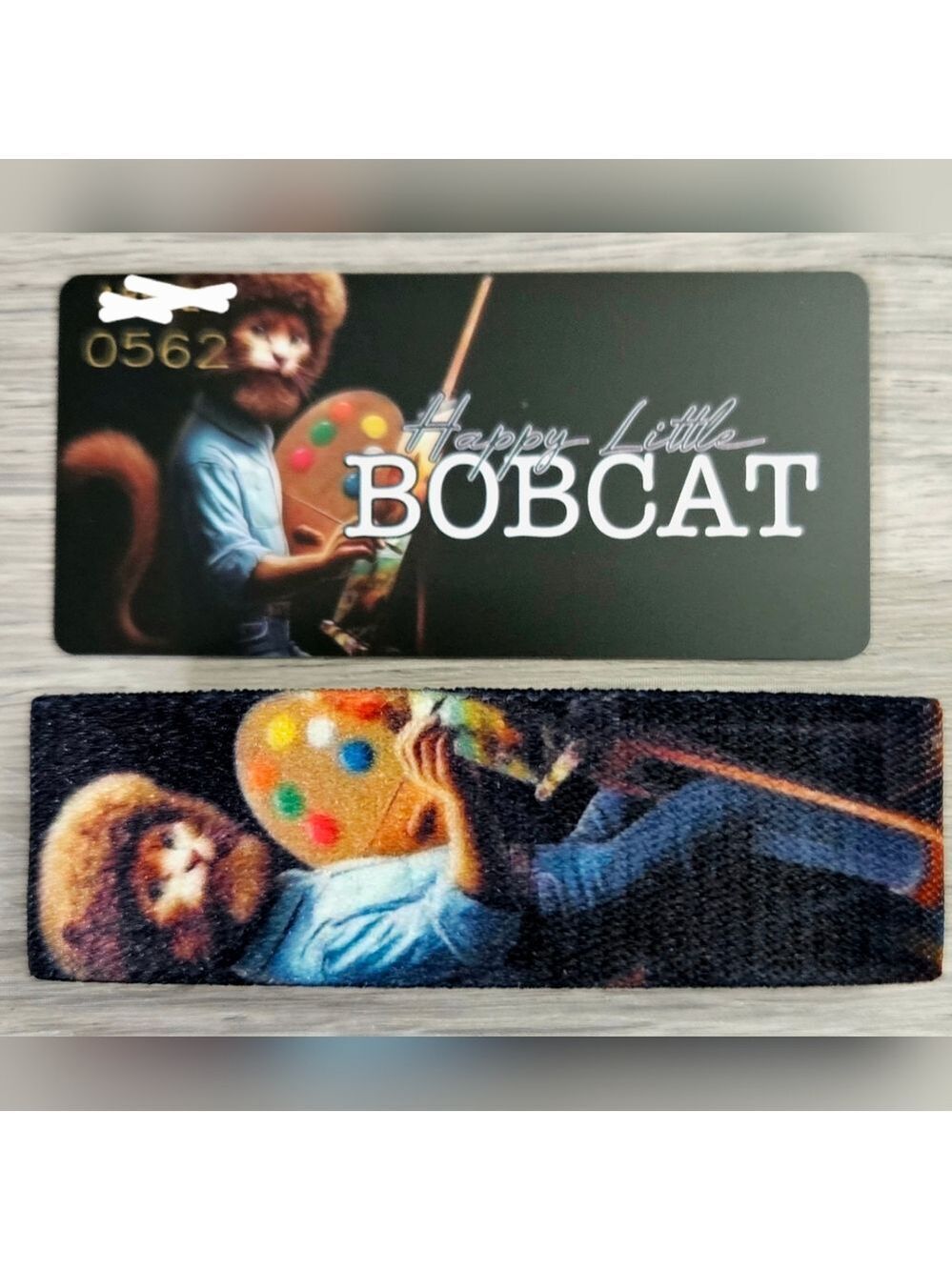 ZOX "Happy Little Bobcat" OOS Bob Dylan Collectible Interactive Med Wristband